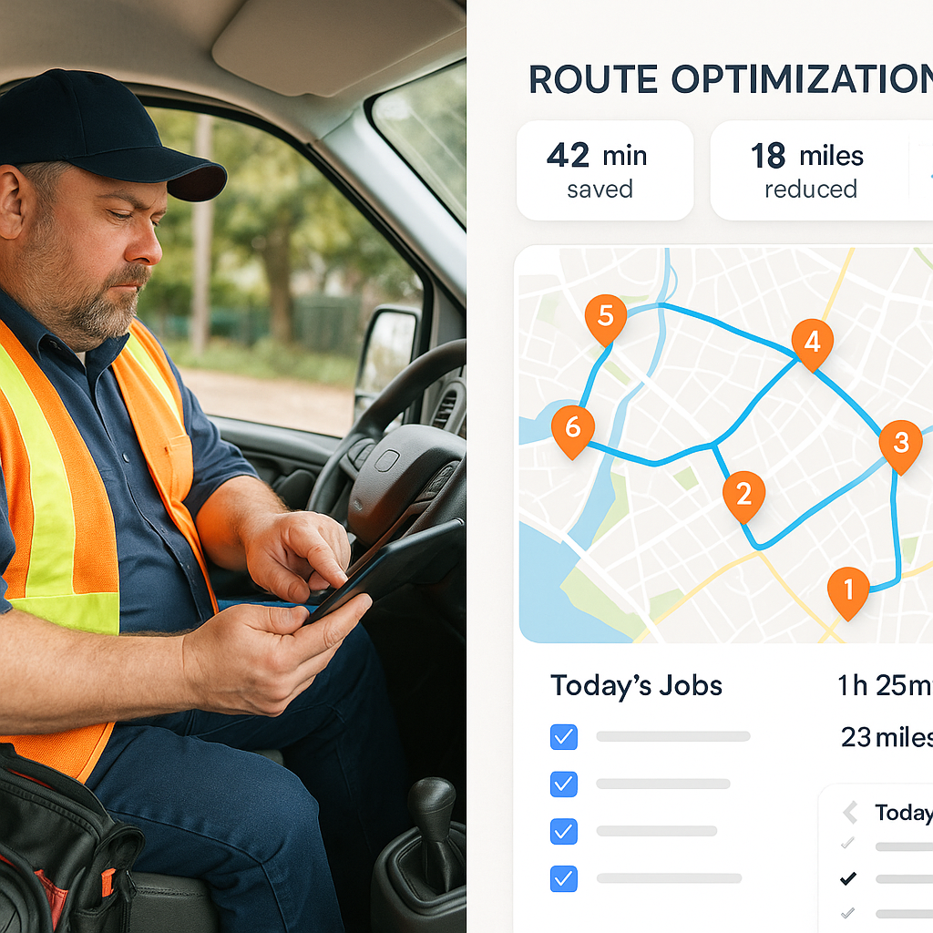 How Route Optimization Makes Life Easier for Field Service Teams: Real Time and Cost Savings